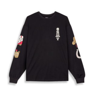 Lone Hand Long Sleeve Tee Black