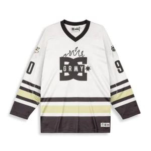 Camiseta De Hockey The Swarm Dc Shoes X Grimey Off White